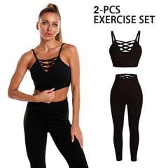 Seamless Fitness Leggings Set