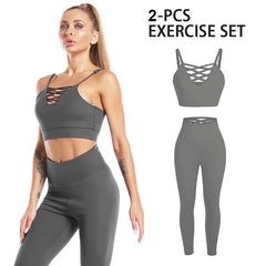 Seamless Fitness Leggings Set