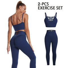 Seamless Fitness Leggings Set