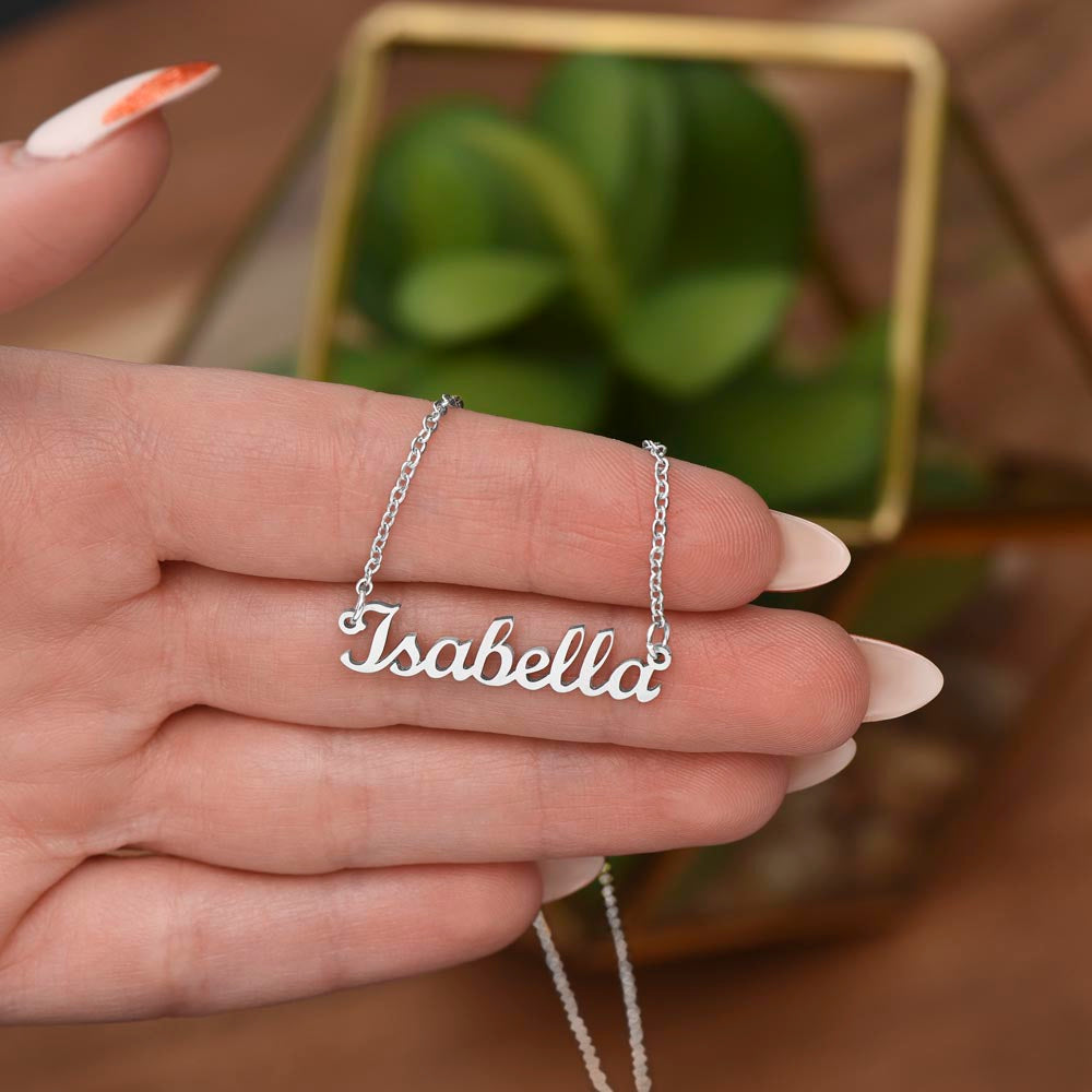 Custom Name Plate Necklace