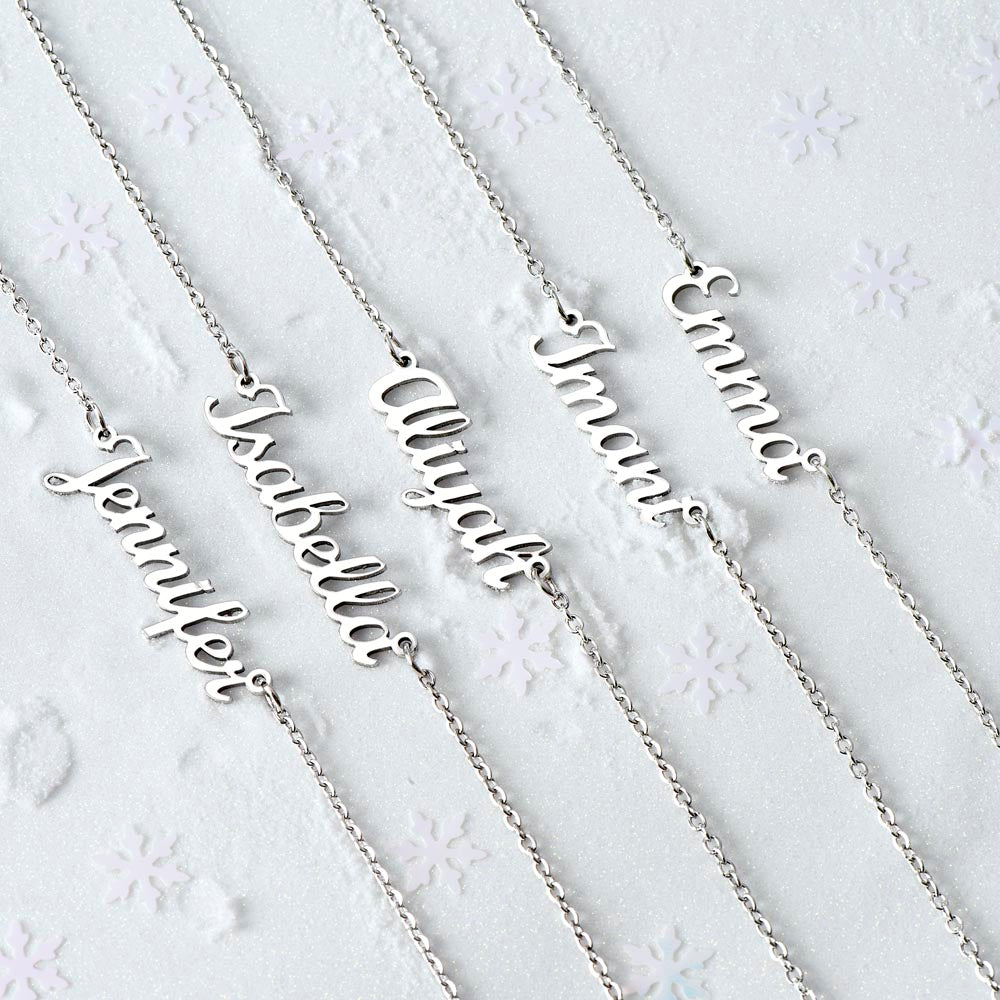 Custom Name Plate Necklace