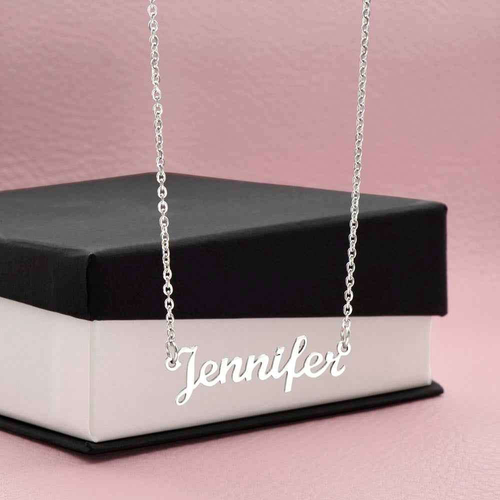 Custom Name Plate Necklace