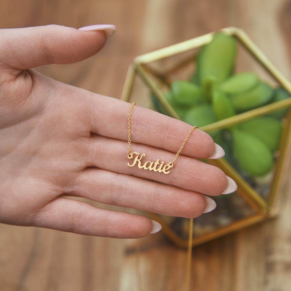 Custom Name Plate Necklace