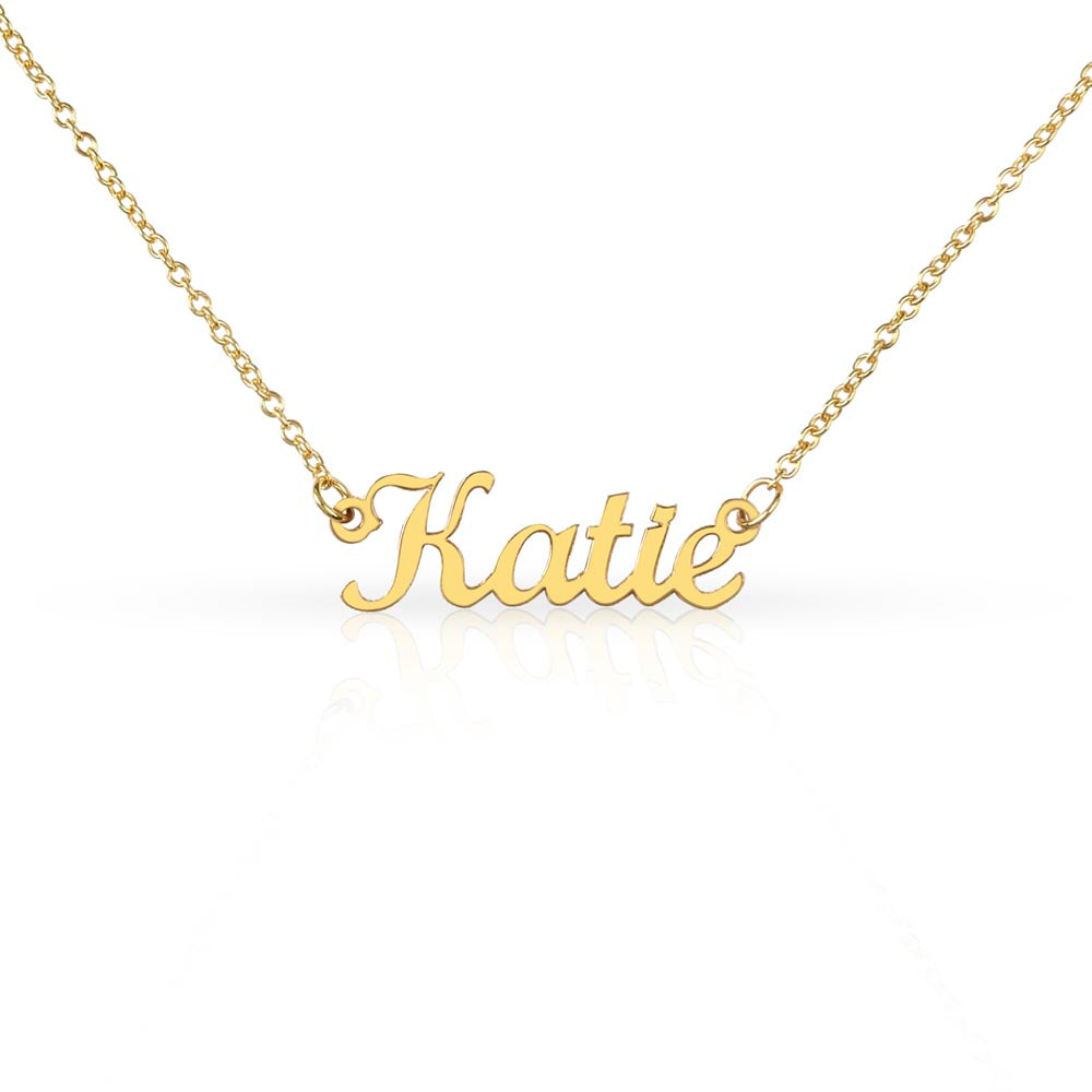 Custom Name Plate Necklace