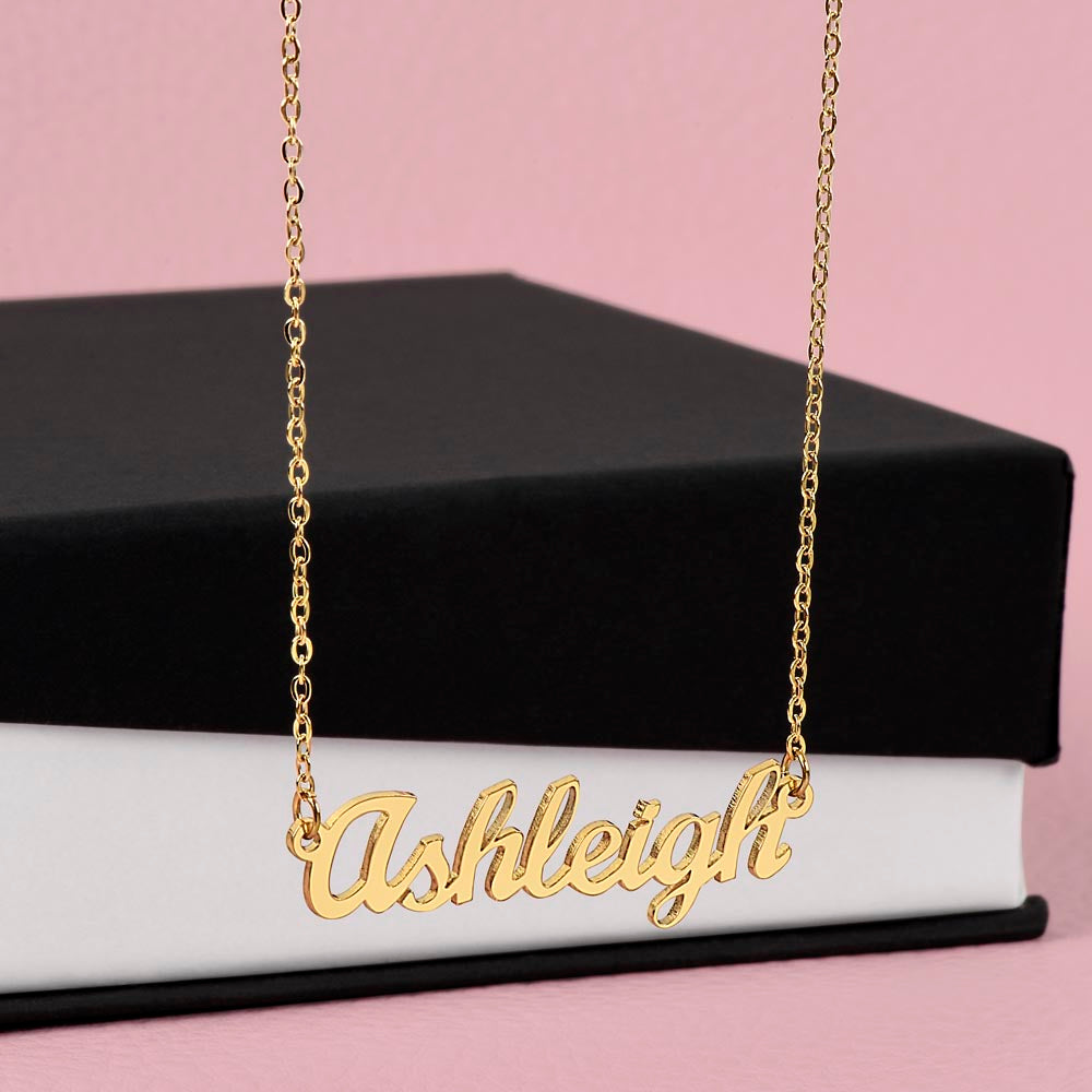 Custom Name Plate Necklace