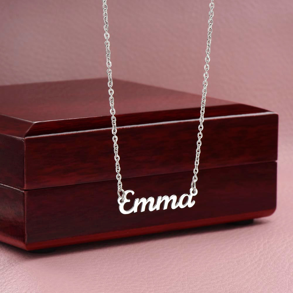 Custom Name Plate Necklace