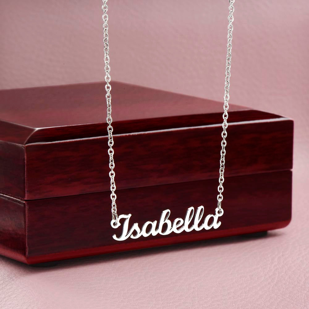 Custom Name Plate Necklace