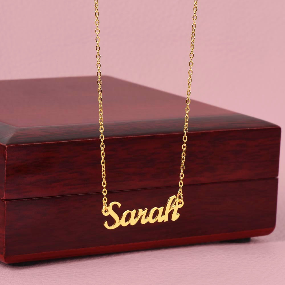 Custom Name Plate Necklace